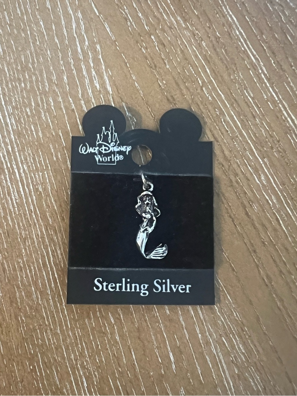 Disney Sterling Silver Ariel Mermaid Pendant/Charm